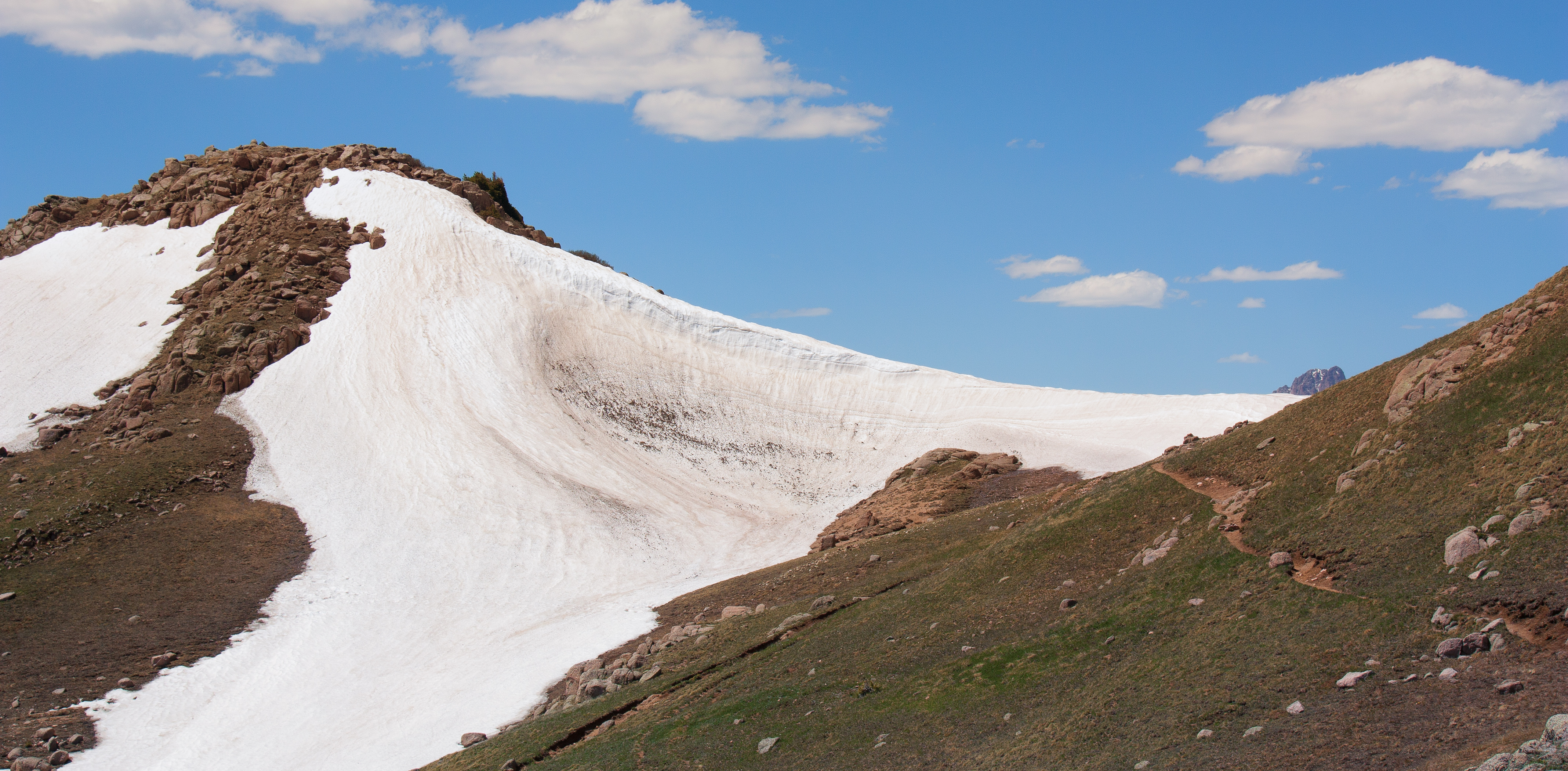 Trail on the Endlich Mesa, Weminuche Wilderness, CO