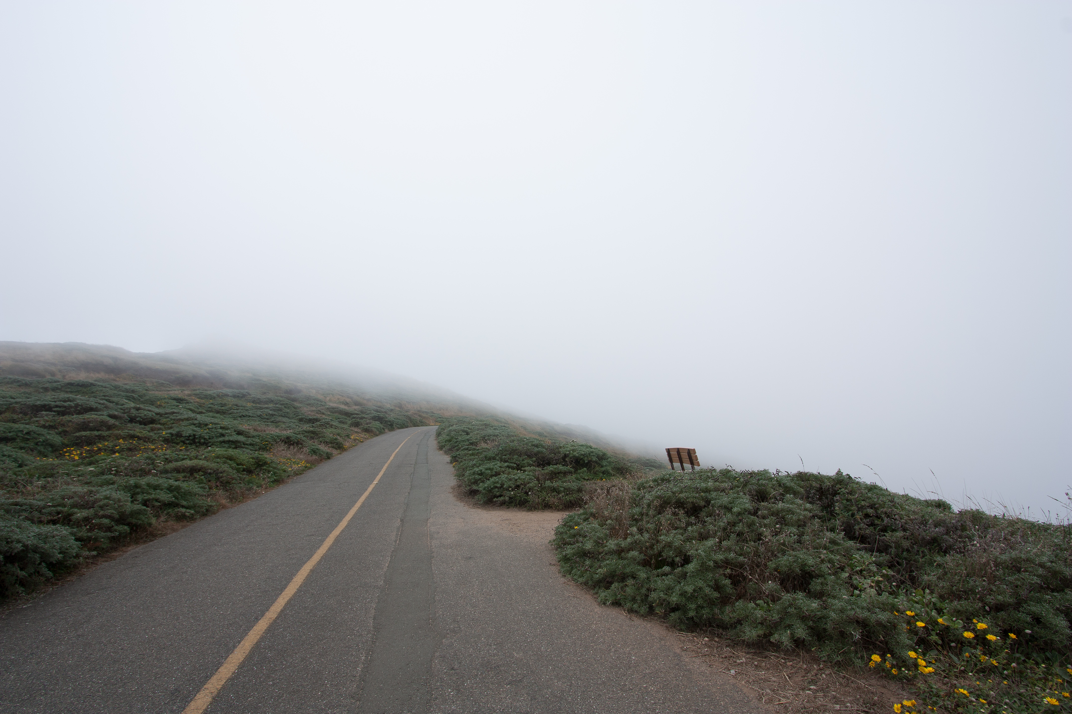 Fog at Point Reyes Lighthouse, CA (pre-edit)