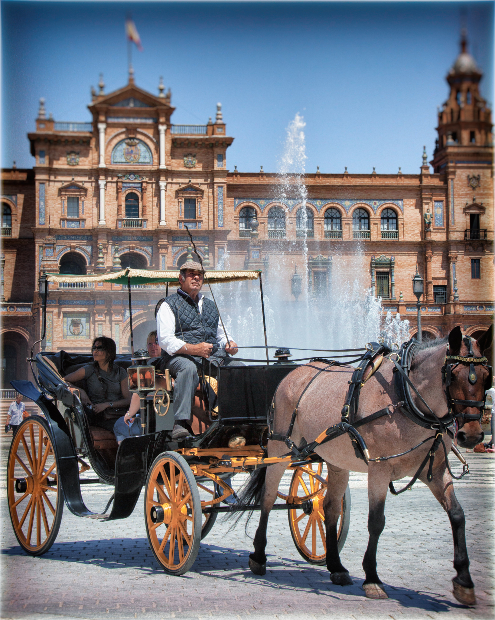 La Plaza de España, Sevilla, España